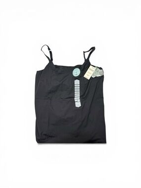 NWT Duluth Trading Co Black camisole Tank Top with built in bra Size large